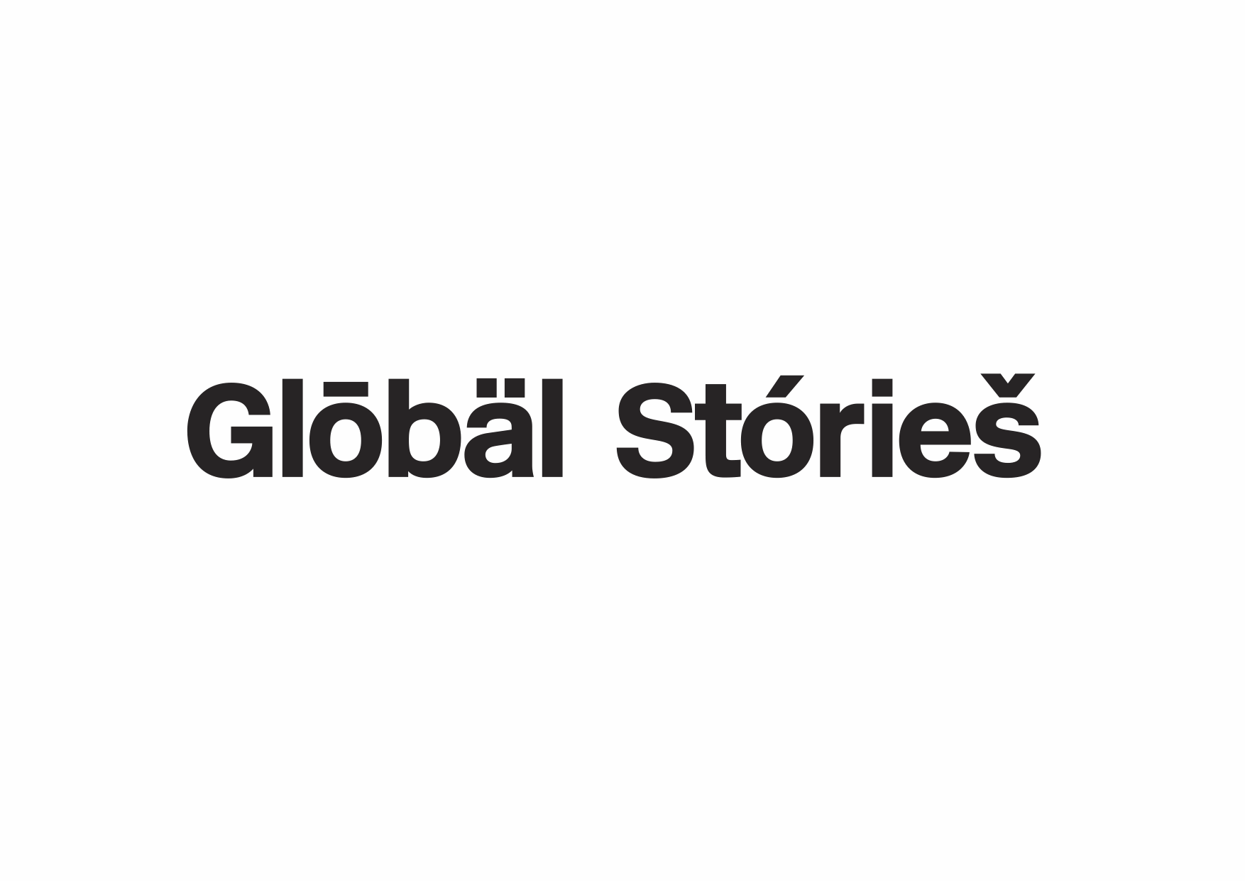 Global Stories logo, gif